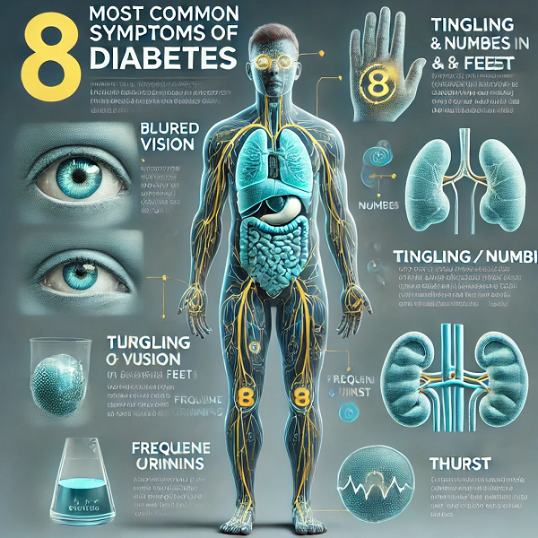 8 Most Common Signs and Symptoms of Diabetes