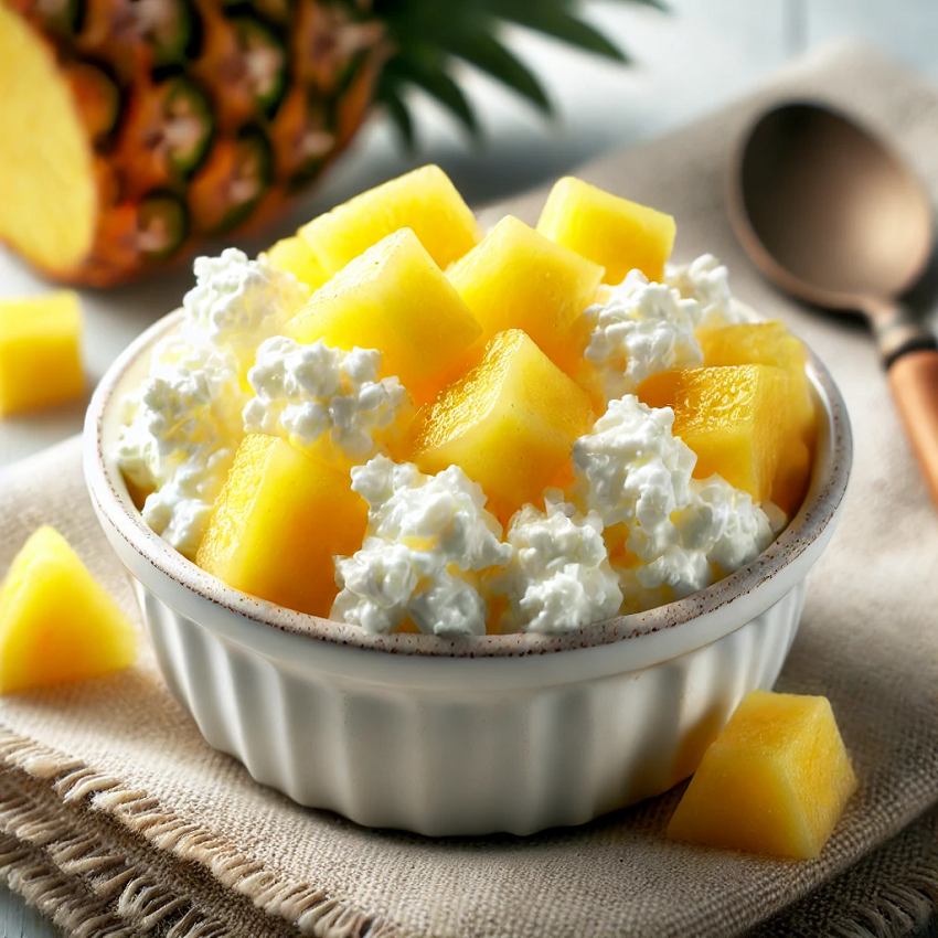 Cottage Cheese with Pineapple