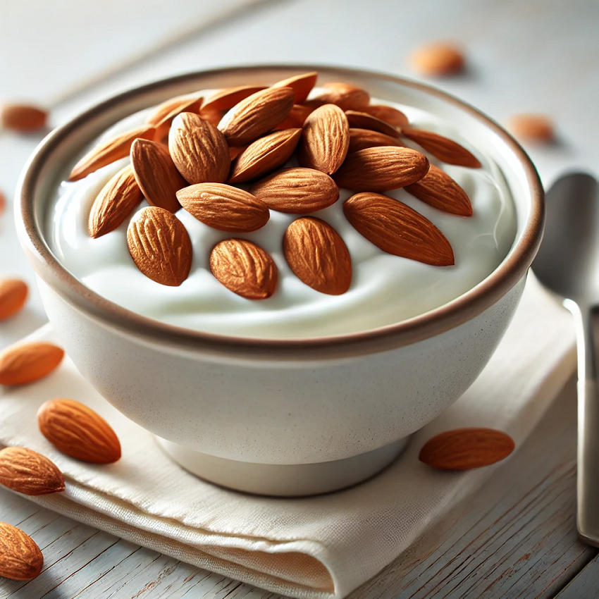 Greek Yogurt with Almonds