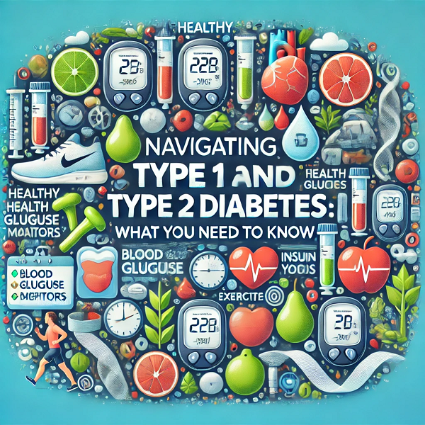 Navigating Type 1 and Type 2 Diabetes: What You Need to Know