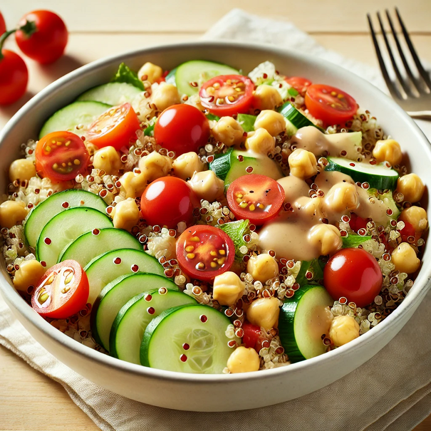 Quinoa Salad with Chickpeas