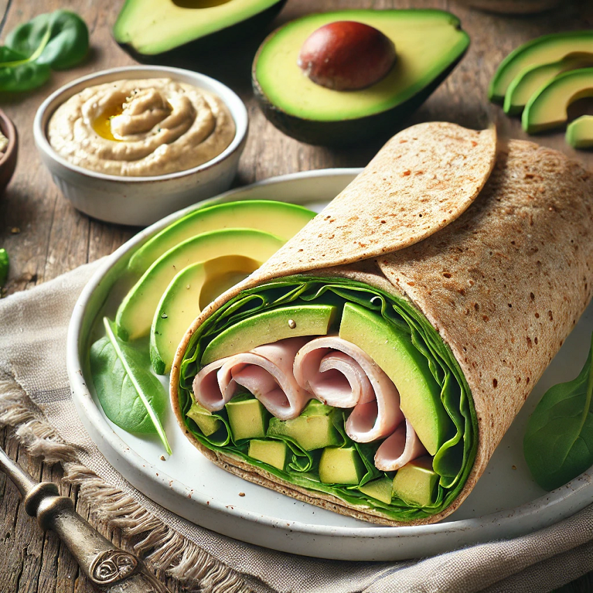 Turkey and Avocado Wrap